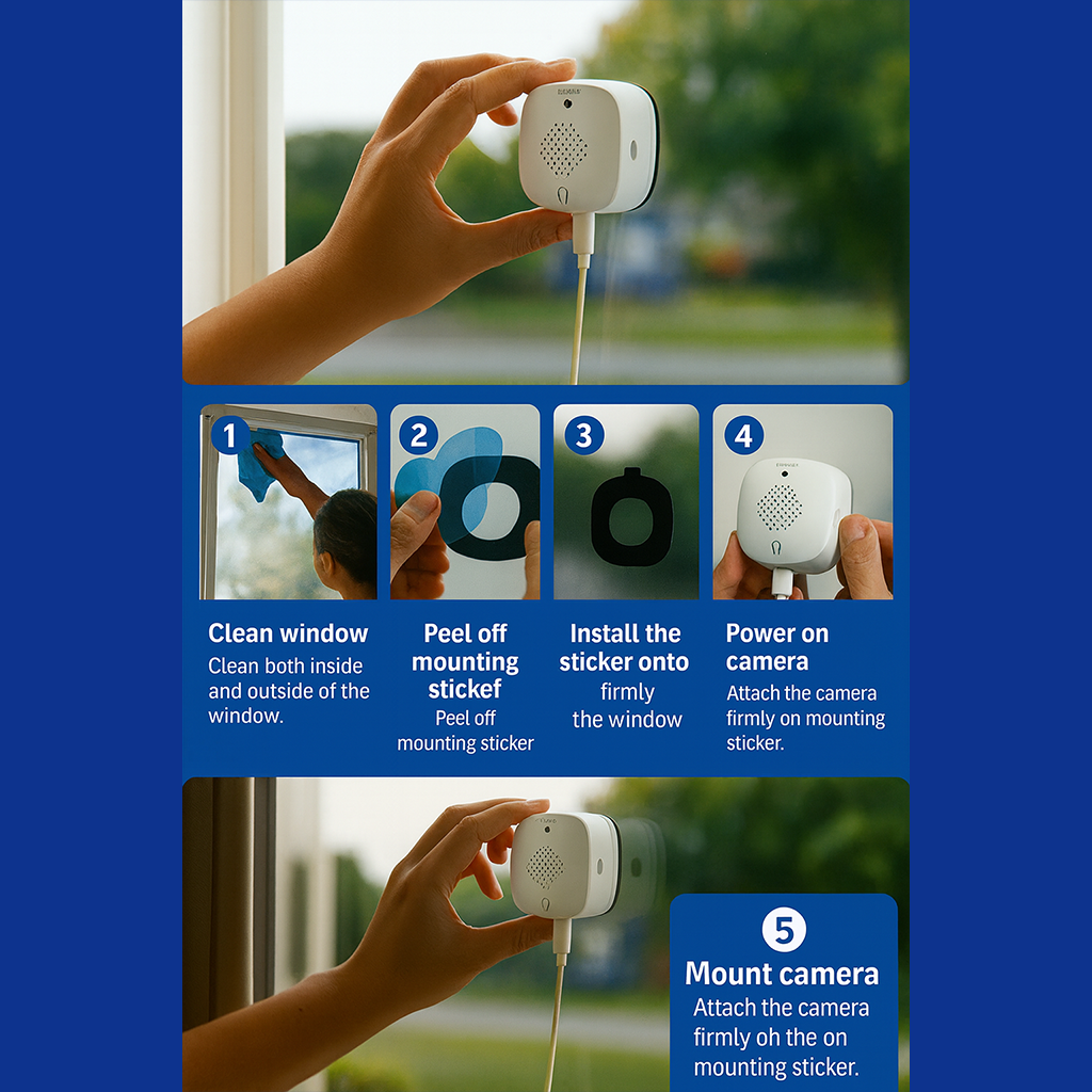 Bleavo® Security Window Cam
